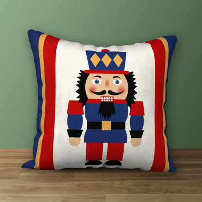 Set of 2 Christmas Nutcracker Designer Pillows,18"x18"