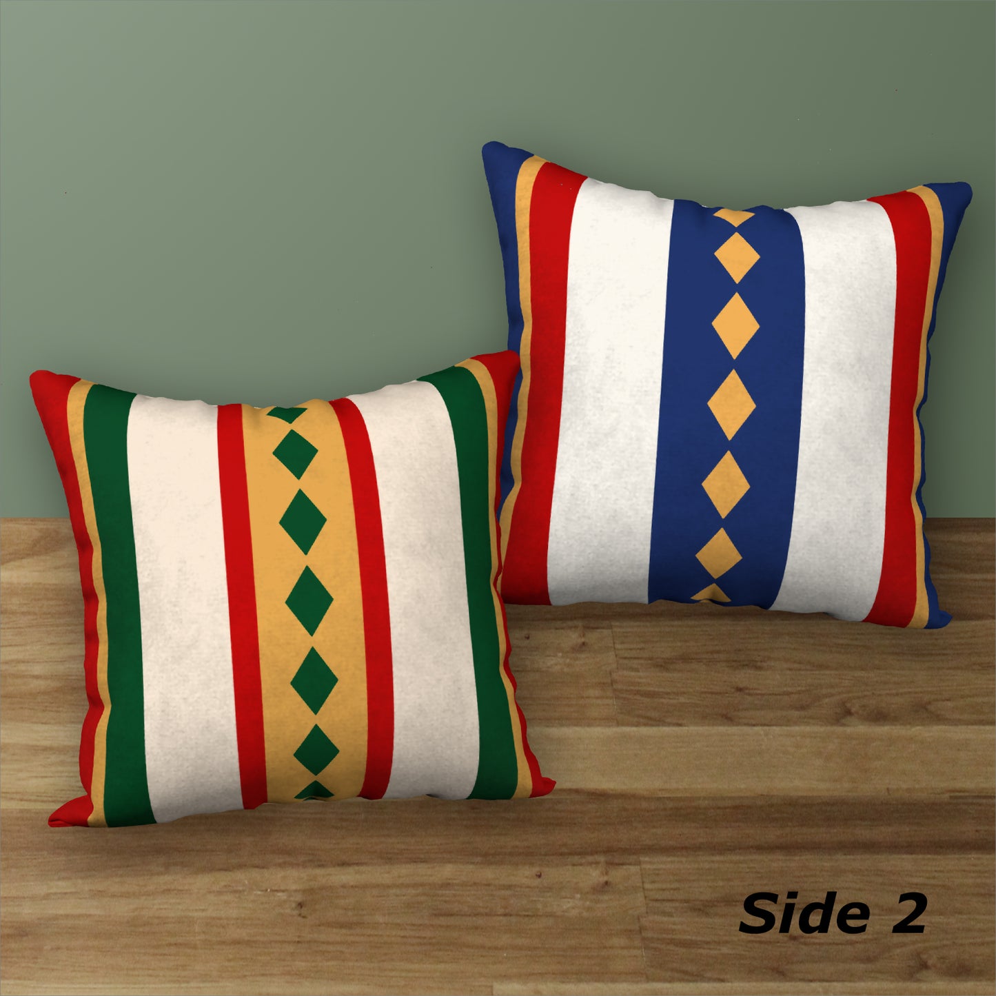 Set of 2 Christmas Nutcracker Designer Pillows,18"x18"