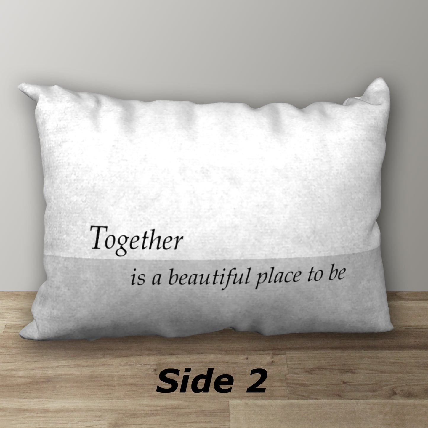 Personalized Classic Design Wedding Pillow, 20"x14"