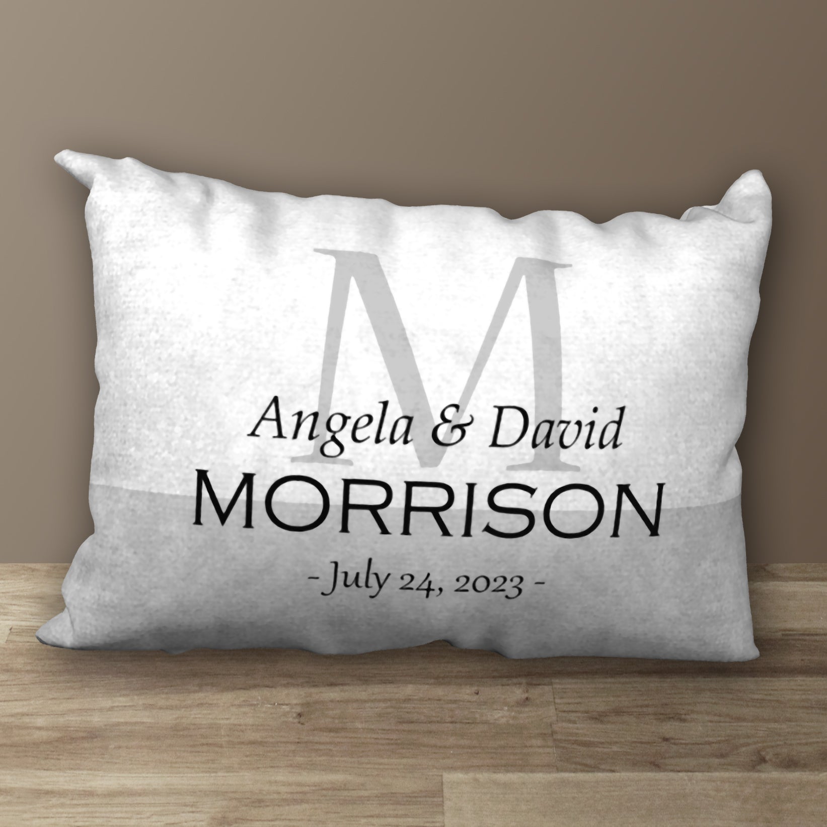 Personalized best sale wedding pillows