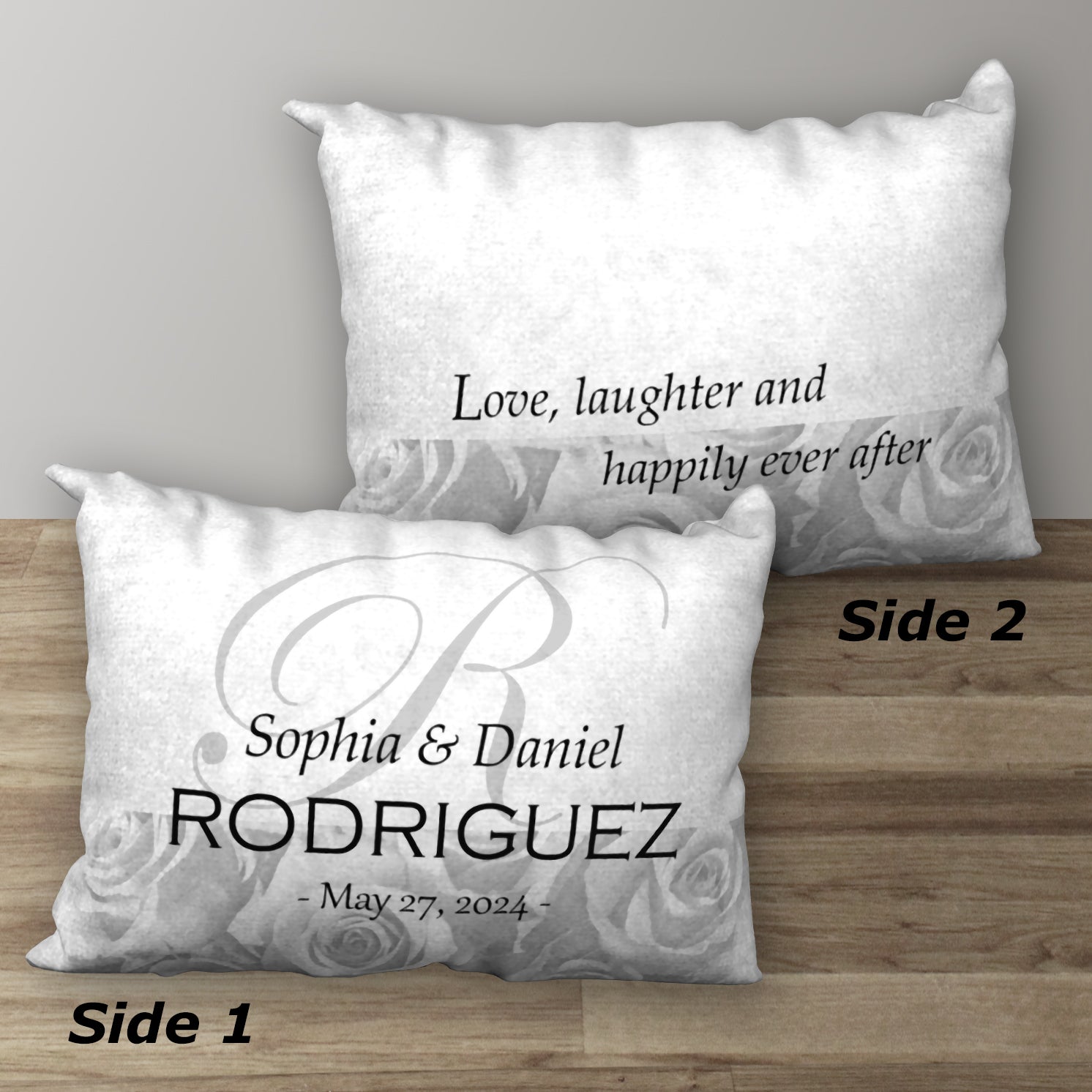 Wedding clearance pillow cases