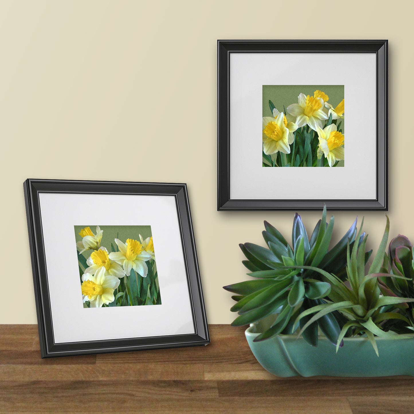 Daffodil Bouquet Designer Greeting Card