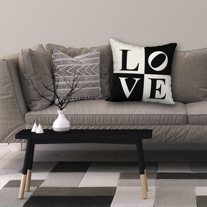 LOVE Designer Pillow, 18"x18"